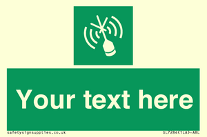 Custom sign safe condition Emergency position beacon